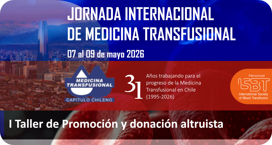 Imagen de referencia - Jornada Internacional de Medicina Transfucional